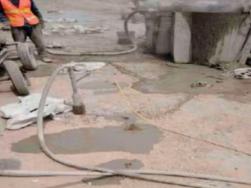 花都水泥混凝土路面板底注浆技术 路面脱空注浆整治方案